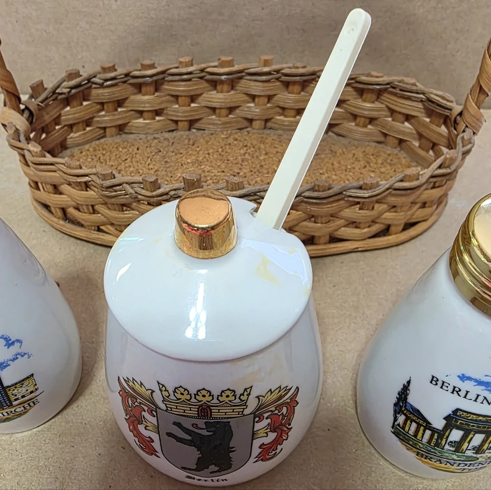 Vintage wicker basket
